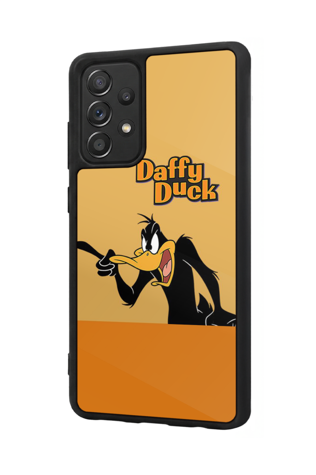 Samsung Galaxy A72 Uyumlu Daffy duck Tasarımlı Glossy Premium Kılıf