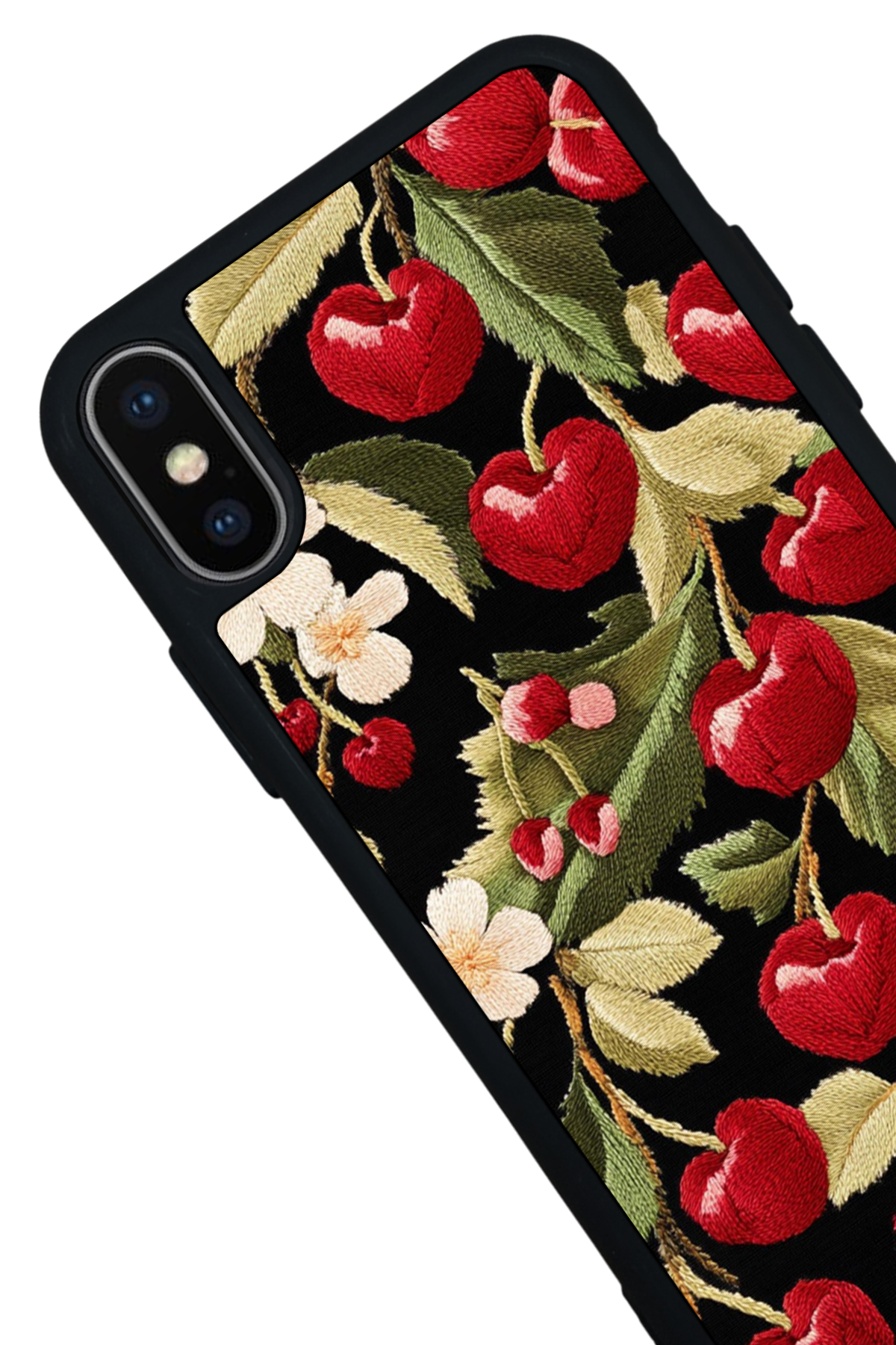 iPhone XS Max Uyumlu Floral Tasarımlı Glossy Premium Kılıf