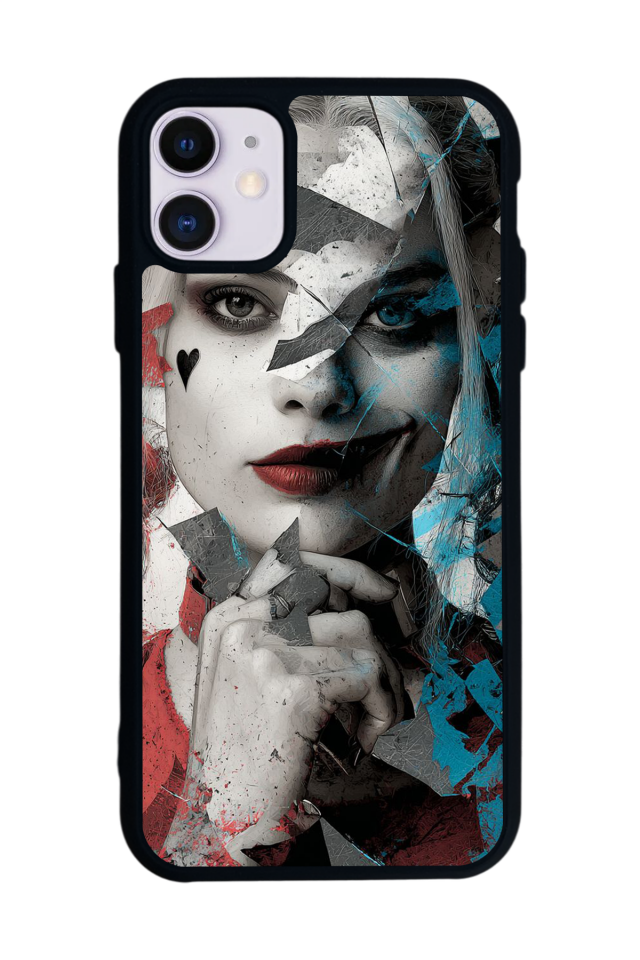 iPhone 11 Uyumlu HarleyQueen Tasarımlı Glossy Premium Kılıf