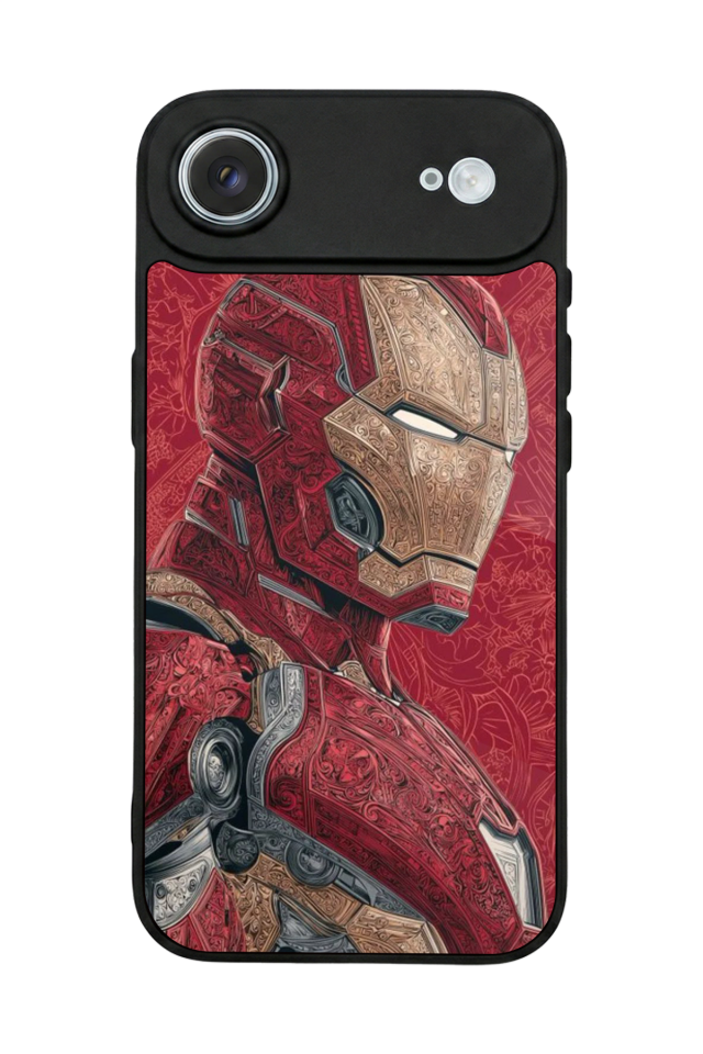 iPhone 17 Air Uyumlu Iron Man ( Demir Adam ) Tasarımlı Glossy Premium Kılıf