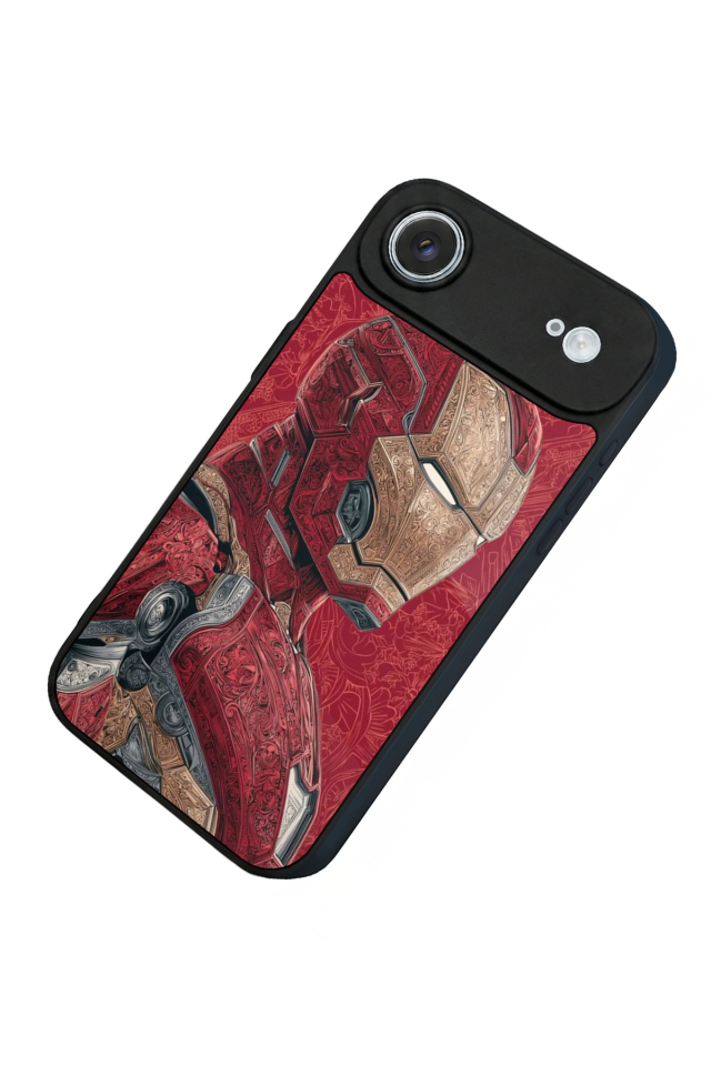 iPhone 17 Air Uyumlu Iron Man ( Demir Adam ) Tasarımlı Glossy Premium Kılıf