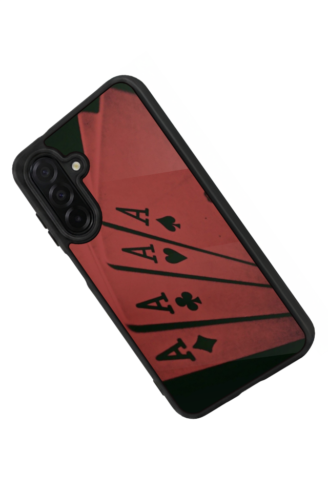 Samsung Galaxy A36 Uyumlu Kart Tasarımlı Glossy Premium Kılıf