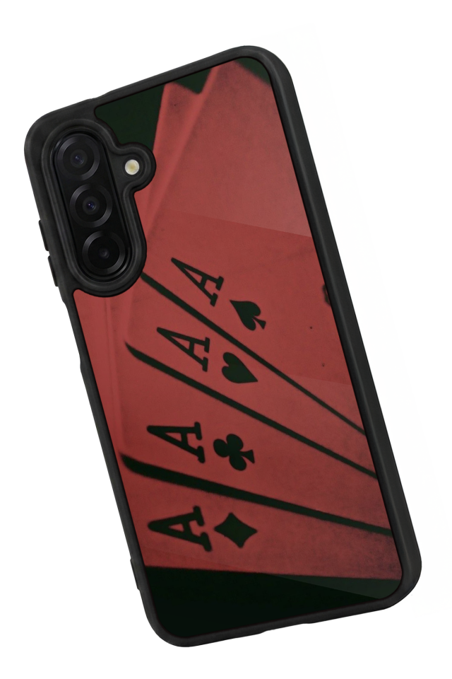 Samsung Galaxy A36 Uyumlu Kart Tasarımlı Glossy Premium Kılıf