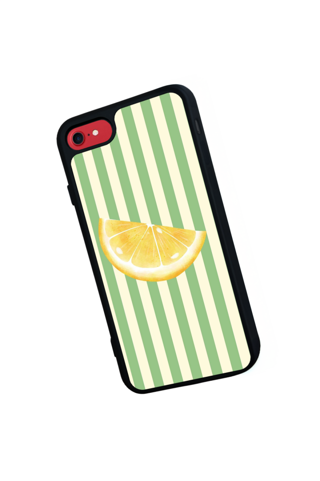 iPhone 8 Uyumlu Limon Tasarımlı Glossy Premium Kılıf