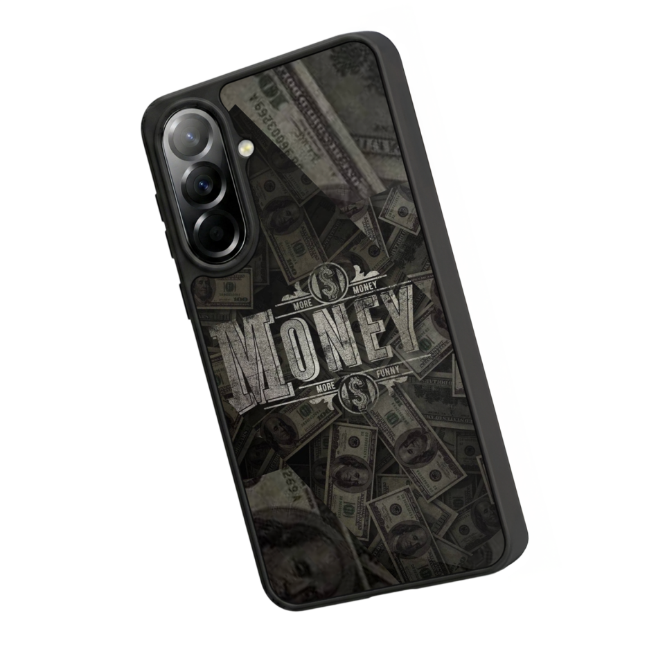 Samsung Galaxy A57 Uyumlu Money Para Tasarımlı Glossy Premium Kılıf
