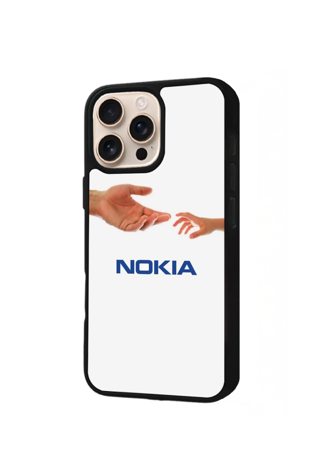 iPhone 15 Pro Uyumlu Nokia Tasarımlı Glossy Premium Kılıf