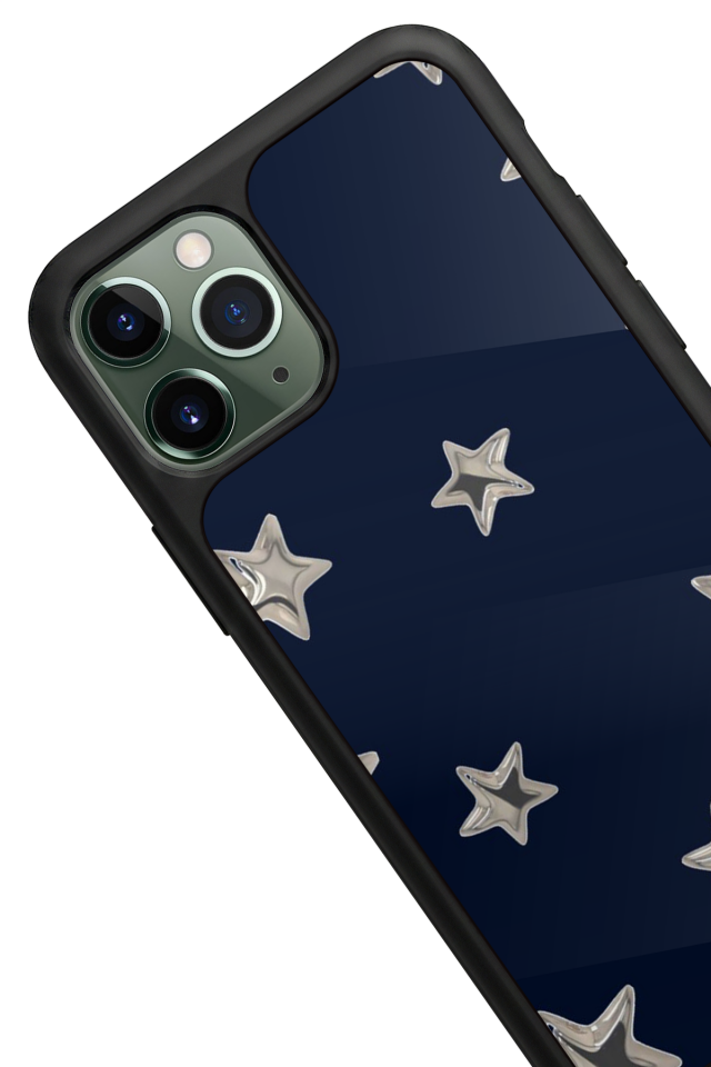 iPhone 11 Pro Uyumlu Retro Yildizlar Tasarımlı Glossy Premium Kılıf