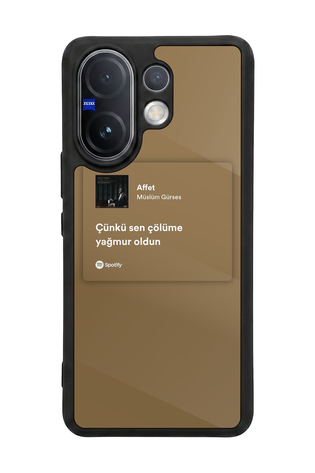 Vivo V60 Uyumlu Sarki Sozleri Tasarımlı Glossy Premium Kılıf