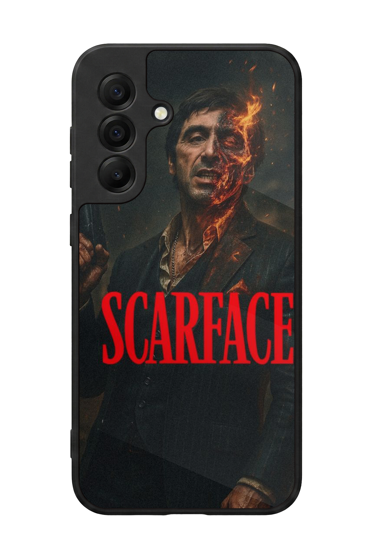 Samsung Galaxy A17 Uyumlu Scarface Tasarımlı Glossy Premium Kılıf