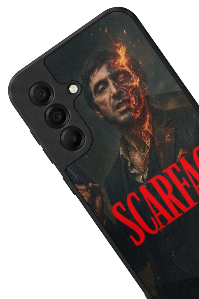 Samsung Galaxy A17 Uyumlu Scarface Tasarımlı Glossy Premium Kılıf