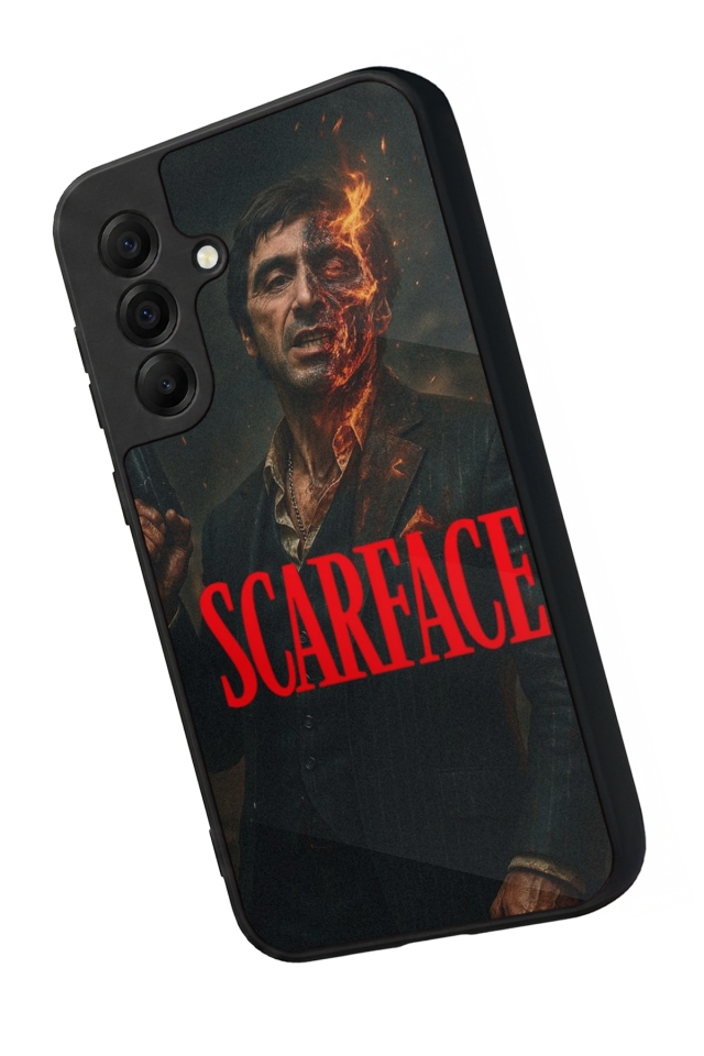 Samsung Galaxy A17 Uyumlu Scarface Tasarımlı Glossy Premium Kılıf