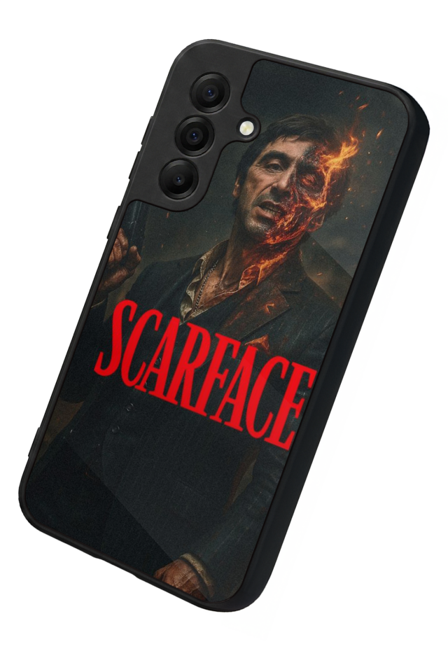 Samsung Galaxy A17 Uyumlu Scarface Tasarımlı Glossy Premium Kılıf