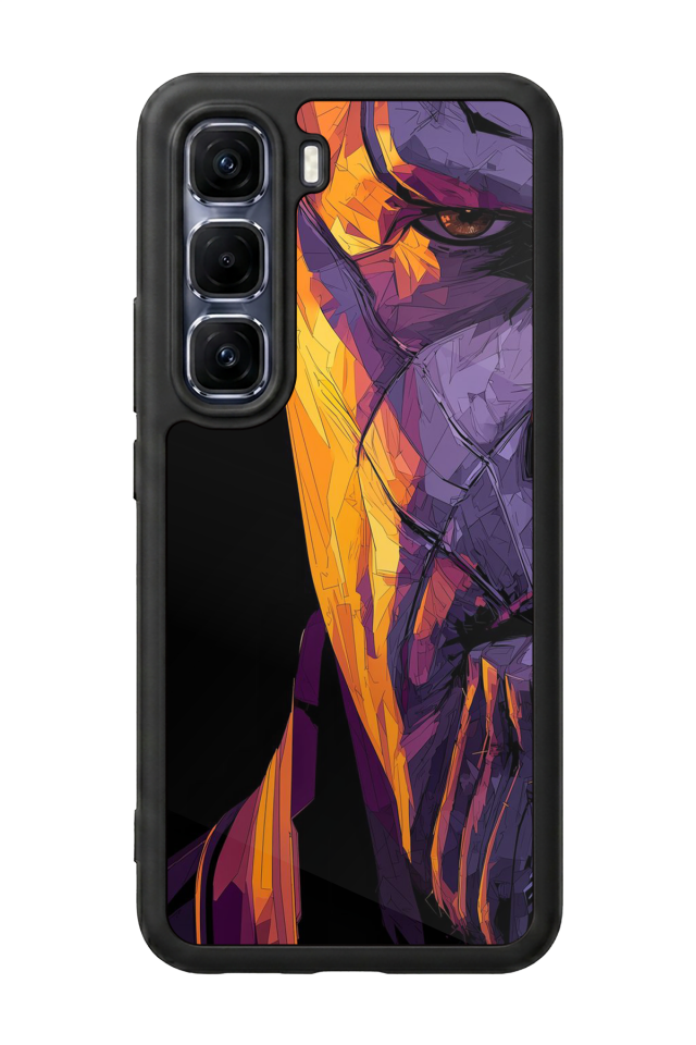 Infinix Hot 60 Pro Plus Uyumlu Thanos Tasarımlı Glossy Premium Kılıf