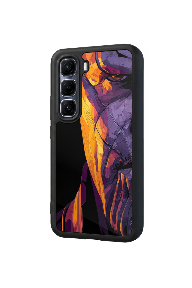 Infinix Hot 60 Pro Plus Uyumlu Thanos Tasarımlı Glossy Premium Kılıf