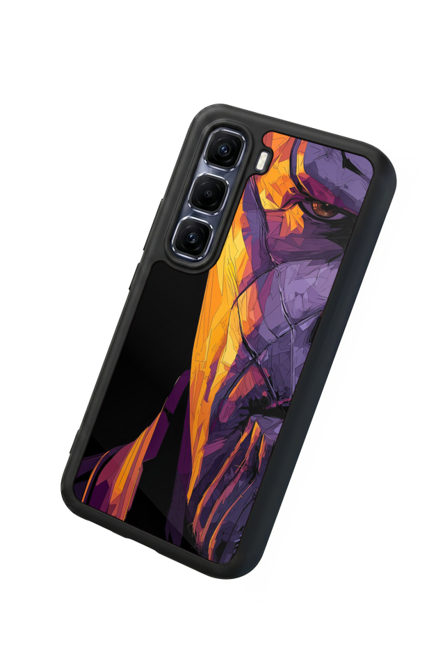 Infinix Hot 60 Pro Plus Uyumlu Thanos Tasarımlı Glossy Premium Kılıf