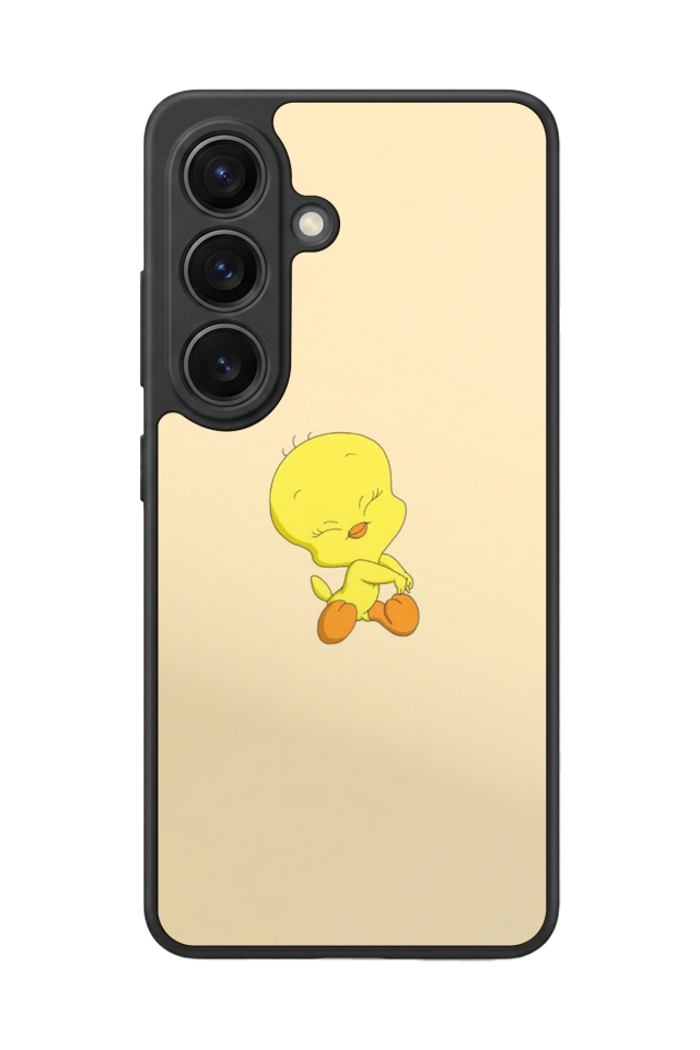Samsung Galaxy S26 Uyumlu Tweety Tasarımlı Glossy Premium Kılıf