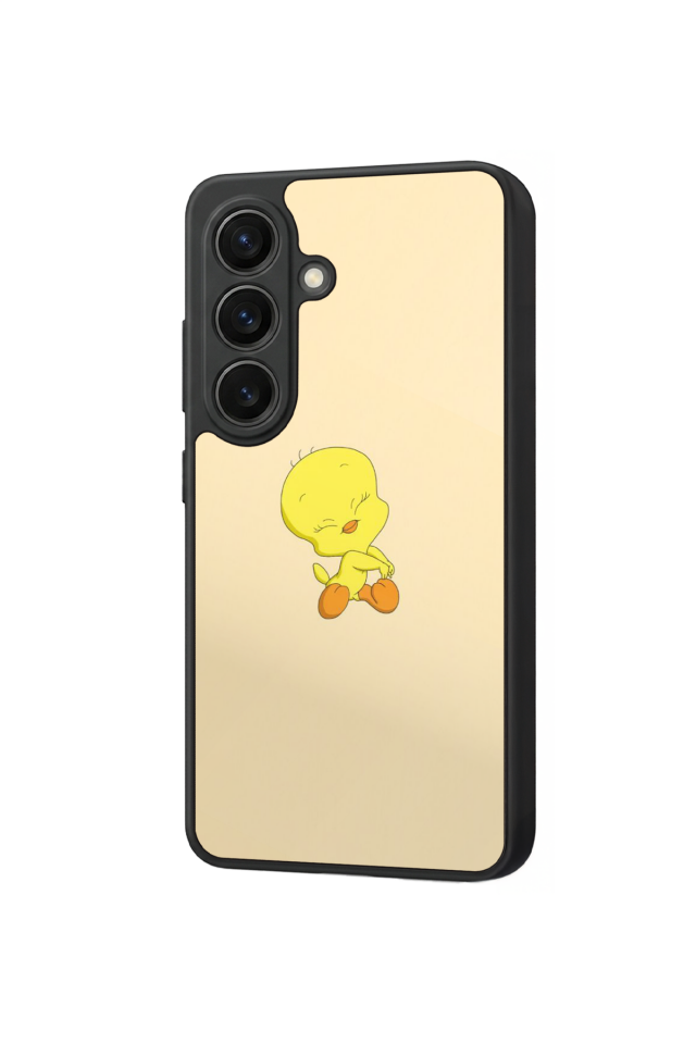Samsung Galaxy S26 Uyumlu Tweety Tasarımlı Glossy Premium Kılıf