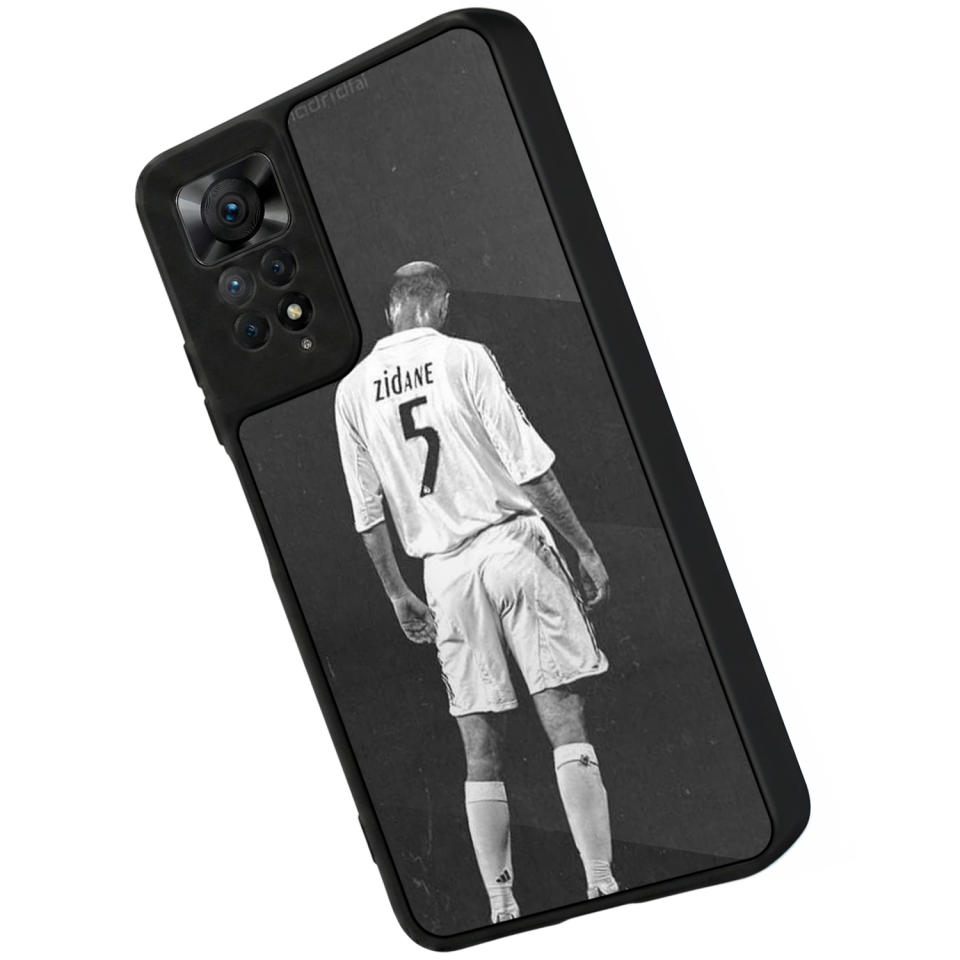 Xiaomi Redmi Note 12 Pro Uyumlu Zidane Tasarımlı Glossy Premium Kılıf