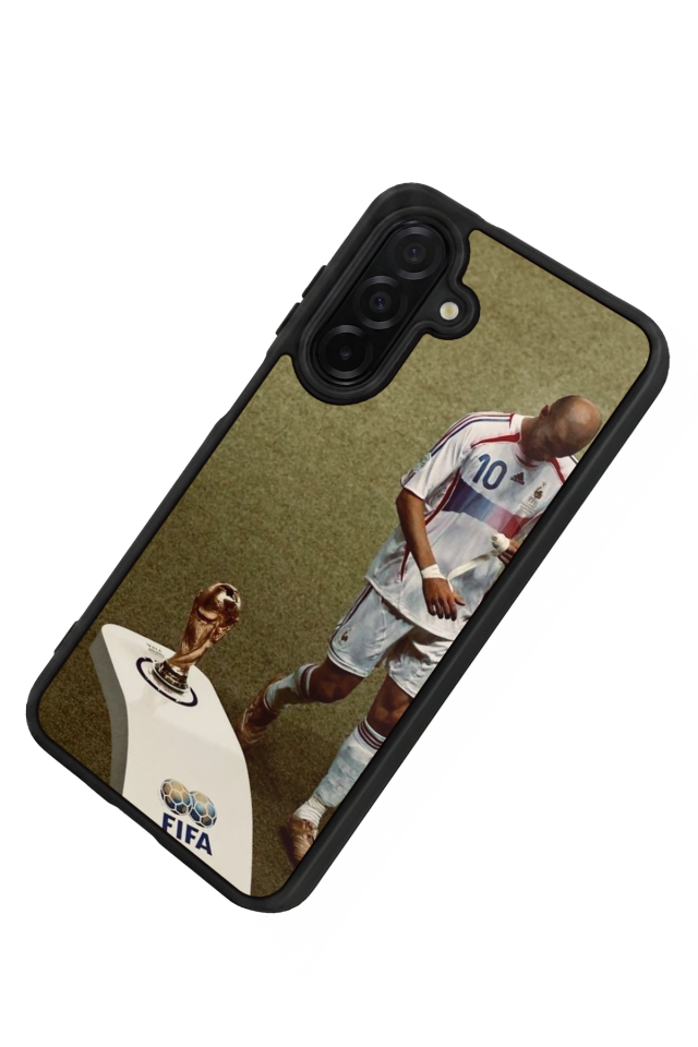 Samsung Galaxy A26 Uyumlu Zidane Tasarımlı Glossy Premium Kılıf