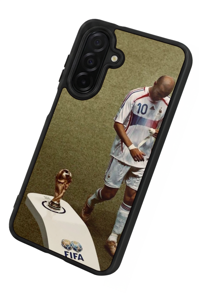 Samsung Galaxy A26 Uyumlu Zidane Tasarımlı Glossy Premium Kılıf