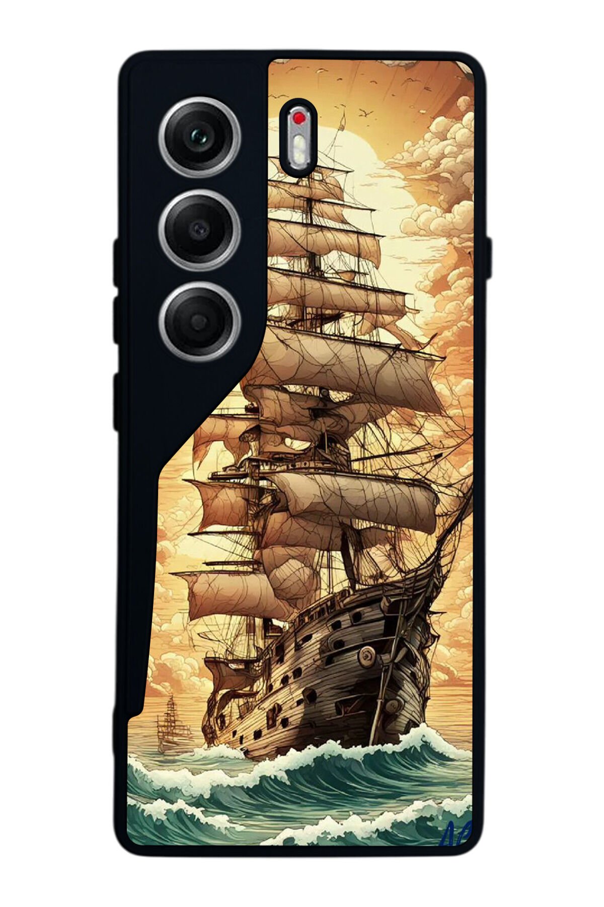 Tecno Camon 40 Uyumlu Korsan Tasarımlı Glossy Premium Kılıf