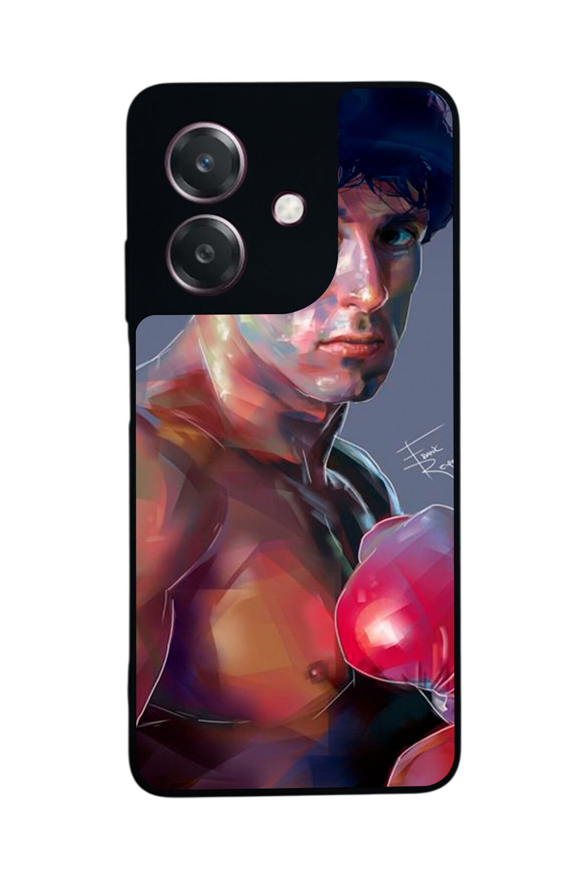 Oppo A3 5G Uyumlu Rocky Tasarımlı Glossy Premium Kılıf