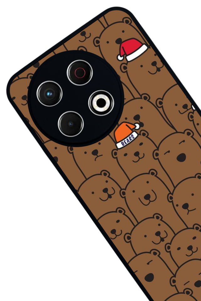 Tecno Spark 30 Pro Uyumlu Yılan Tasarımlı Glossy Premium Kılıf