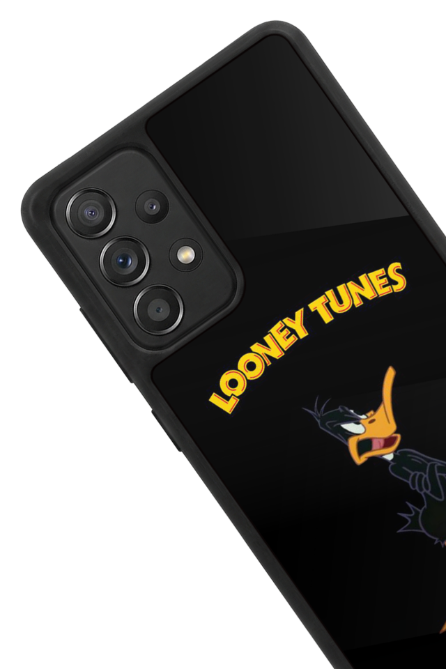 Samsung Galaxy A72 Uyumlu Daffy duck Tasarımlı Glossy Premium Kılıf