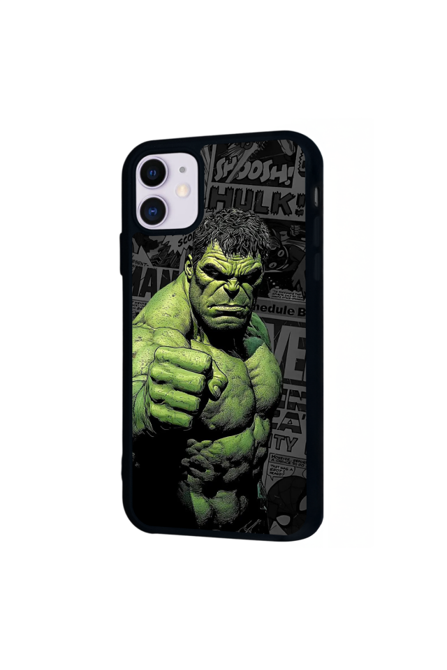 iPhone 11 Uyumlu Hulk Tasarımlı Glossy Premium Kılıf