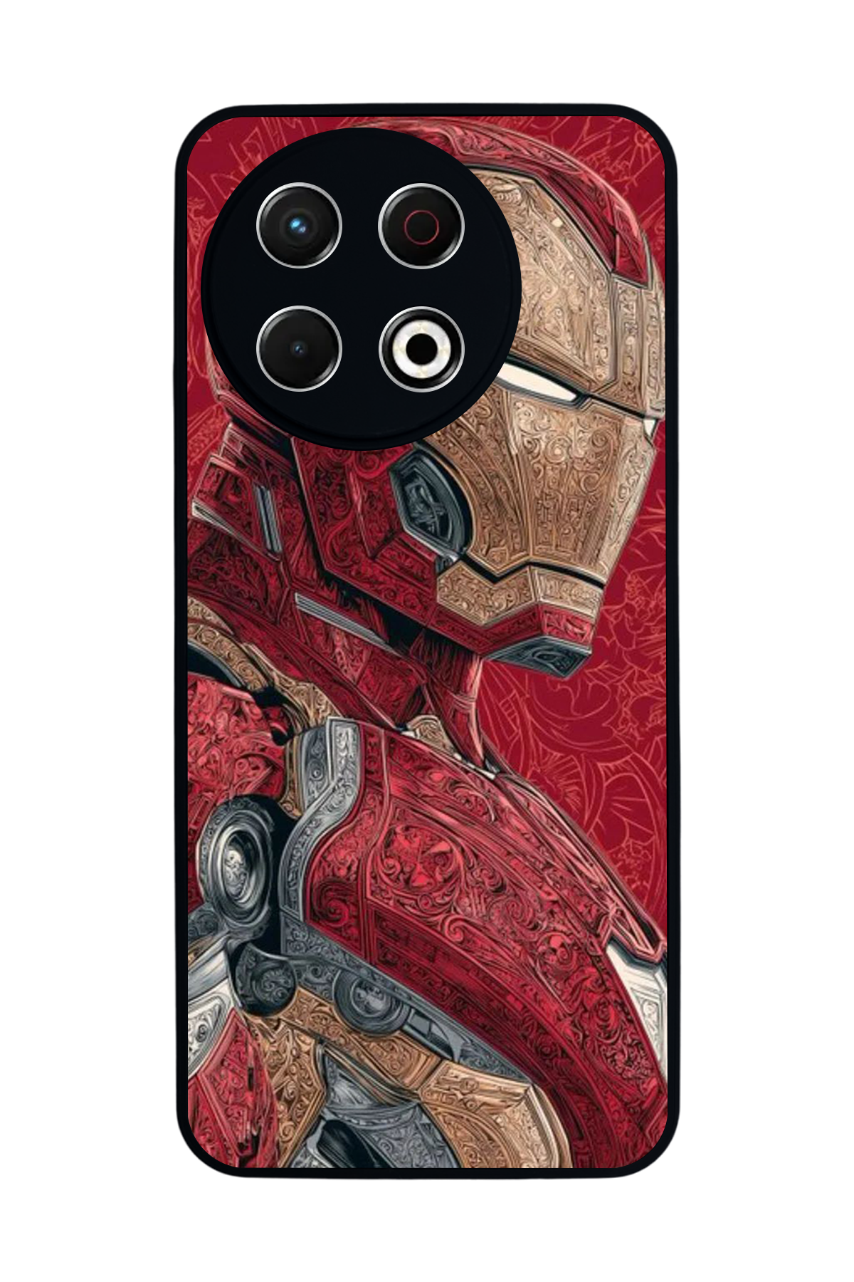 Tecno Spark 30 Pro Uyumlu Iron Man ( Demir Adam ) Tasarımlı Glossy Premium Kılıf