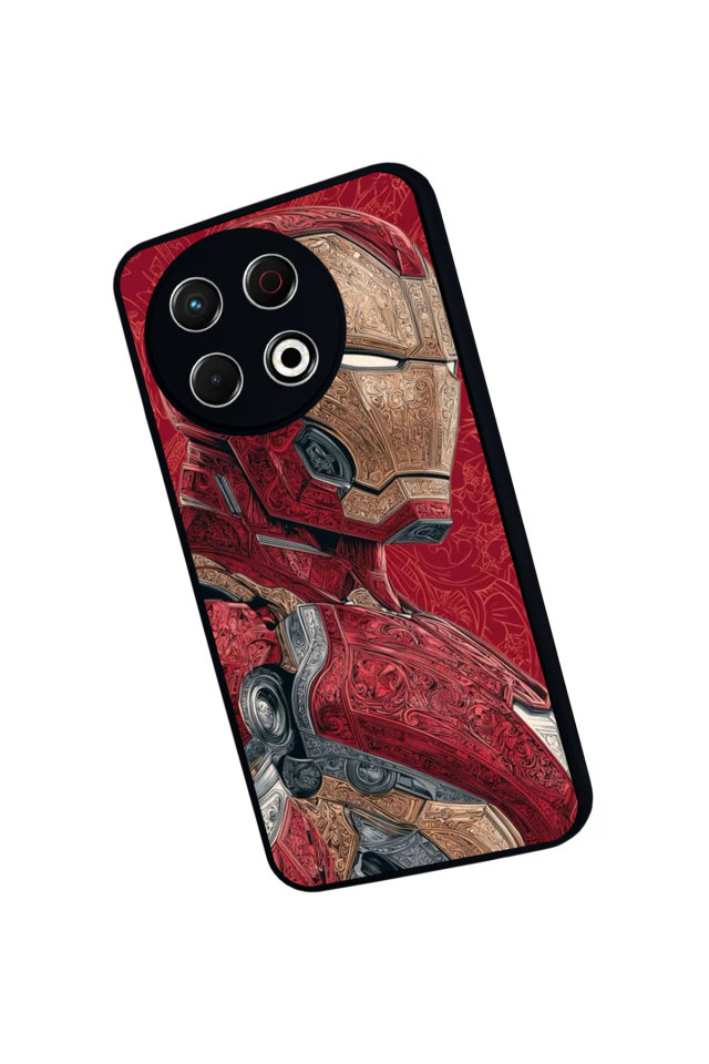 Tecno Spark 30 Pro Uyumlu Iron Man ( Demir Adam ) Tasarımlı Glossy Premium Kılıf
