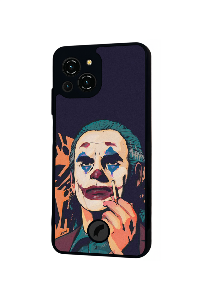 Reeder S23 Pro Max Uyumlu Joker Tasarımlı Glossy Premium Kılıf