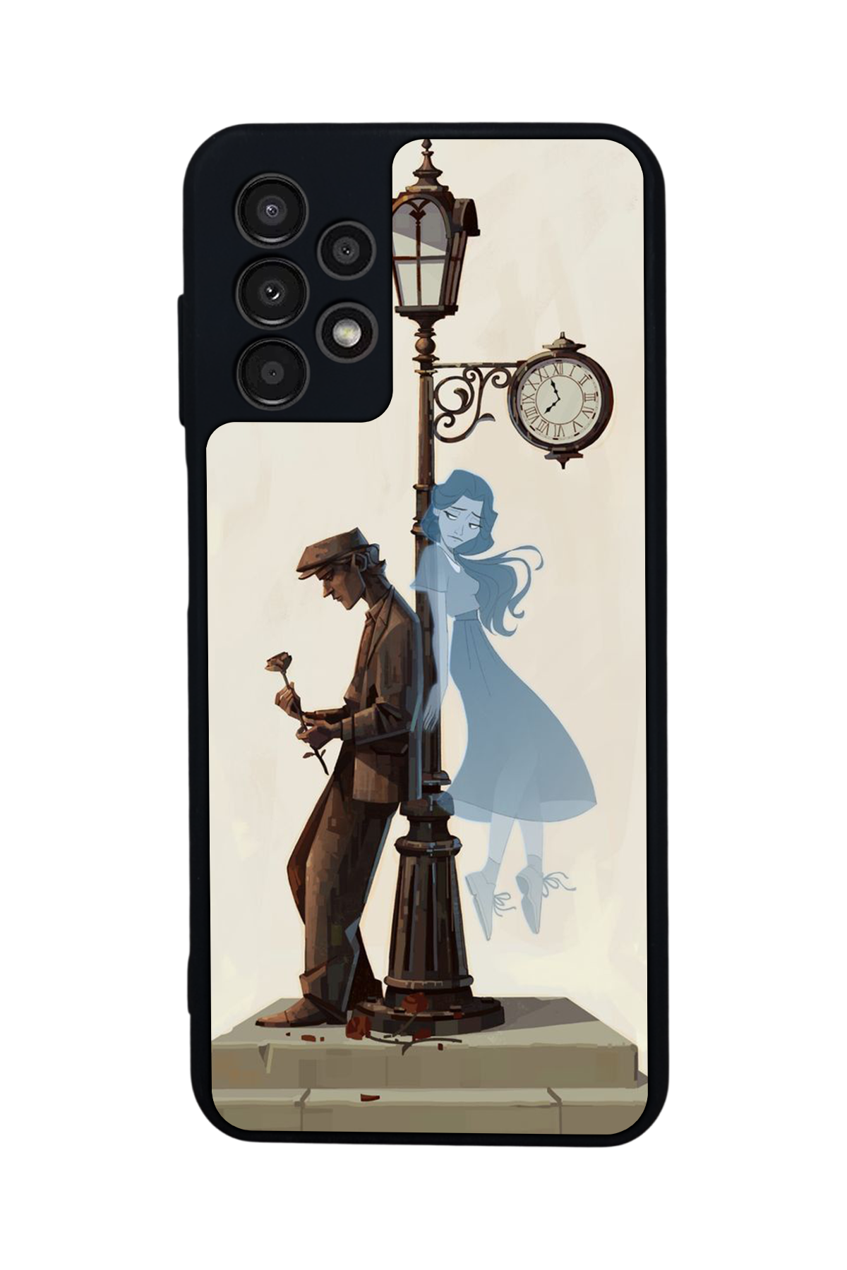 Samsung Galaxy A23 Uyumlu  Kalp Love Tasarımlı Glossy Premium Kılıf