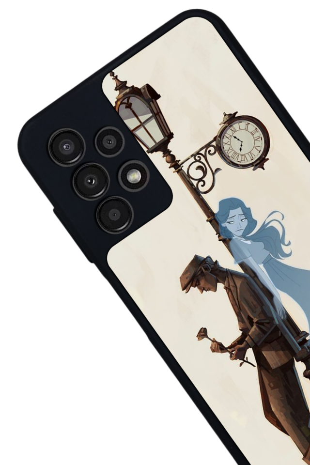 Samsung Galaxy A23 Uyumlu  Kalp Love Tasarımlı Glossy Premium Kılıf