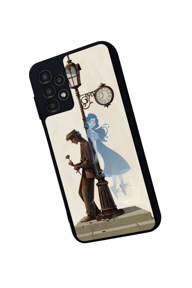Samsung Galaxy A23 Uyumlu  Kalp Love Tasarımlı Glossy Premium Kılıf