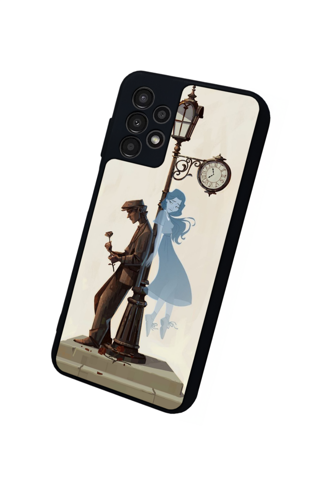 Samsung Galaxy A23 Uyumlu  Kalp Love Tasarımlı Glossy Premium Kılıf