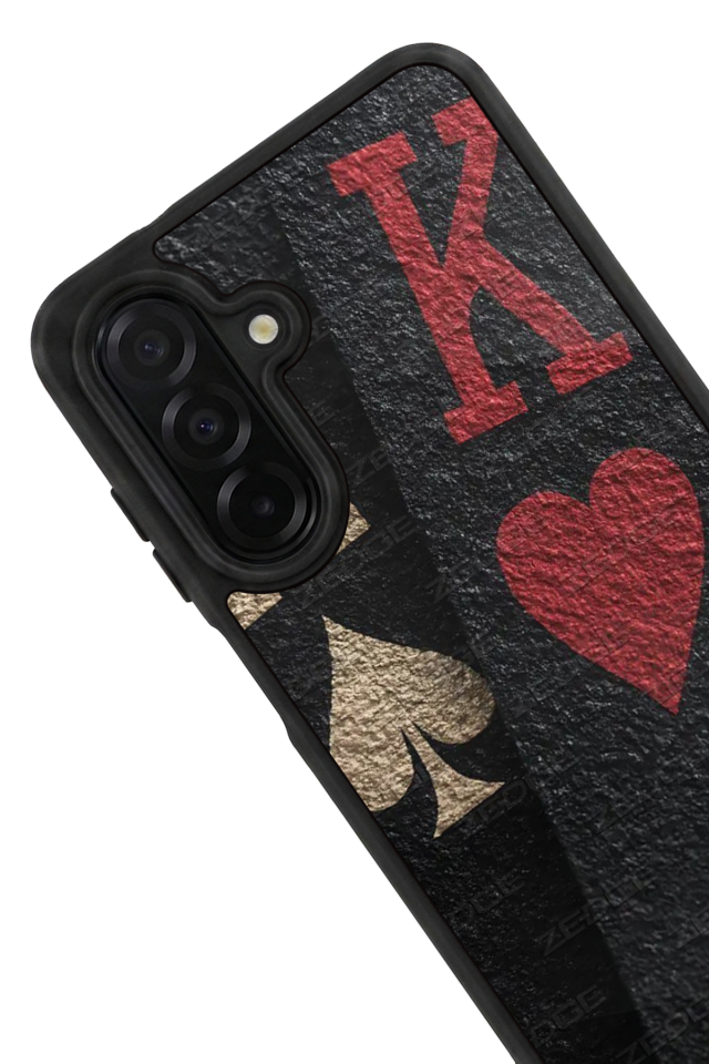 Samsung Galaxy A36 Uyumlu Kart Tasarımlı Glossy Premium Kılıf