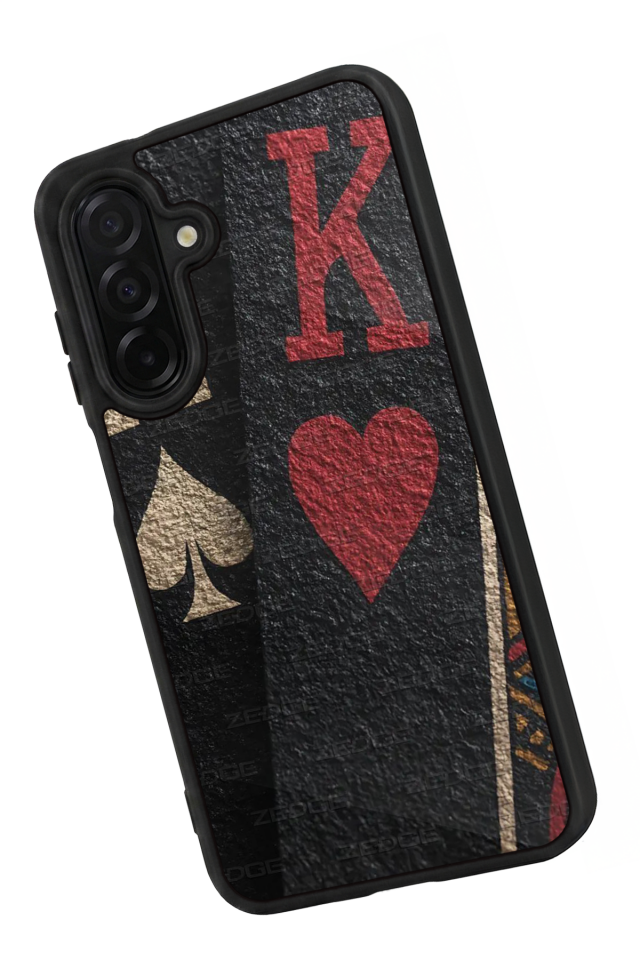 Samsung Galaxy A36 Uyumlu Kart Tasarımlı Glossy Premium Kılıf