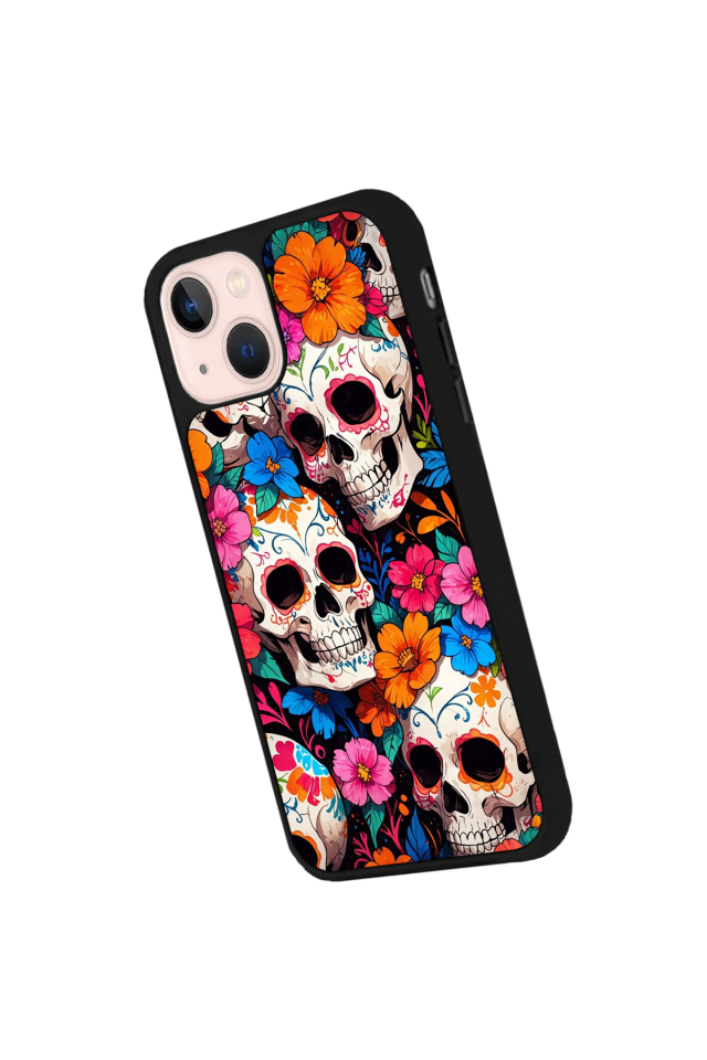 iPhone 15 Plus Uyumlu KuruKafa Tasarımlı Glossy Premium Kılıf