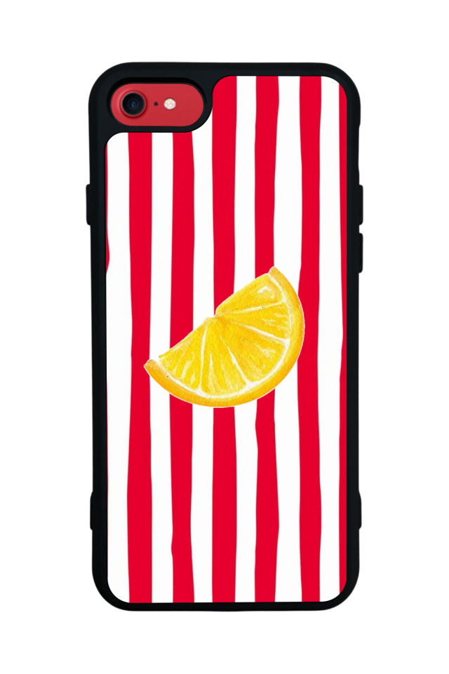 iPhone 8 Uyumlu Limon Tasarımlı Glossy Premium Kılıf