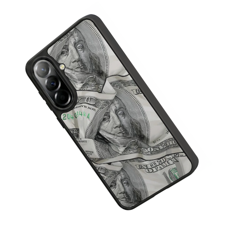 Samsung Galaxy A57 Uyumlu Money Para Tasarımlı Glossy Premium Kılıf