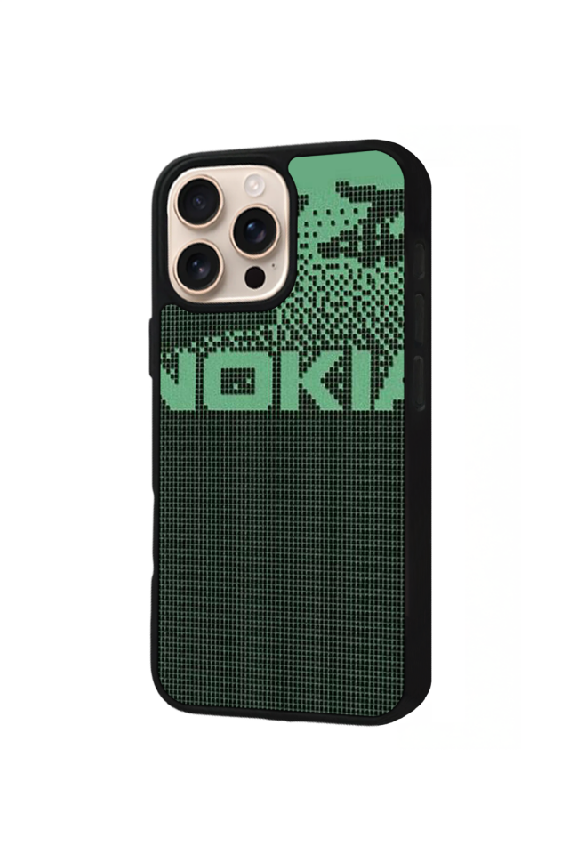 iPhone 15 Pro Uyumlu Nokia Tasarımlı Glossy Premium Kılıf