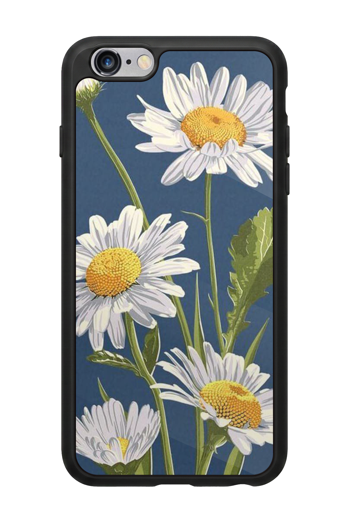 iPhone 6 Plus Uyumlu Papatya Tasarımlı Glossy Premium Kılıf