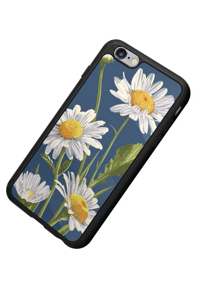iPhone 6 Plus Uyumlu Papatya Tasarımlı Glossy Premium Kılıf