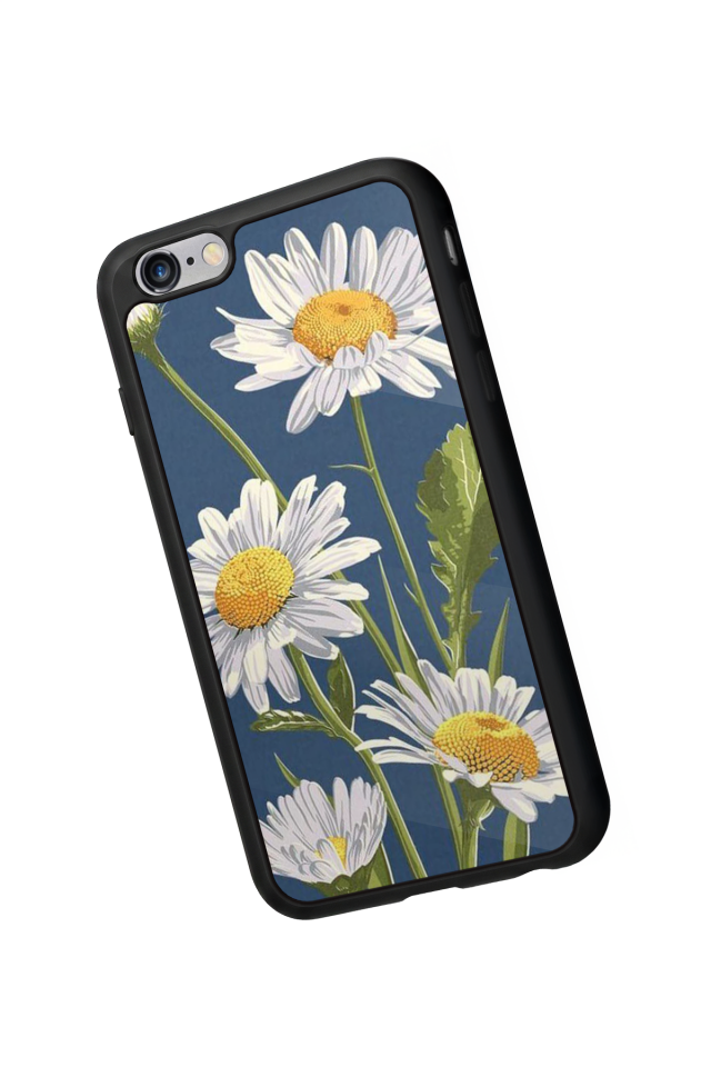 iPhone 6 Plus Uyumlu Papatya Tasarımlı Glossy Premium Kılıf