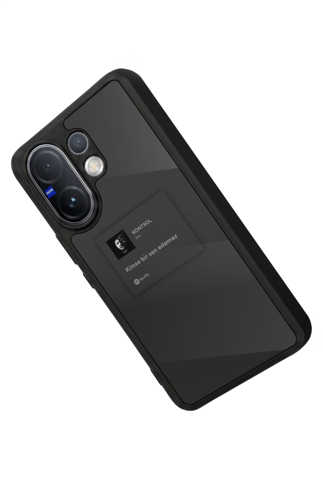 Vivo V60 Uyumlu Sarki Sozleri Tasarımlı Glossy Premium Kılıf
