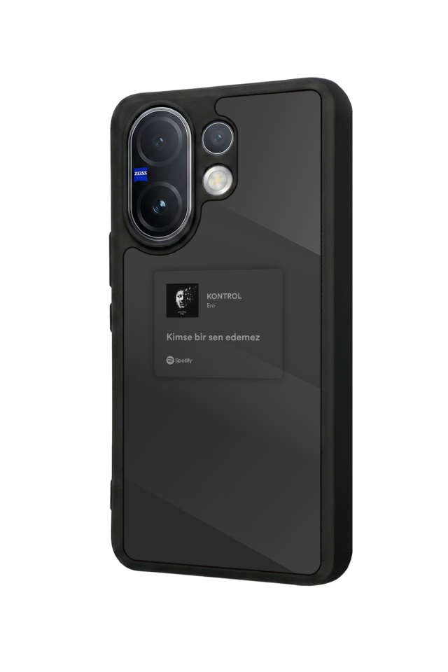 Vivo V60 Uyumlu Sarki Sozleri Tasarımlı Glossy Premium Kılıf