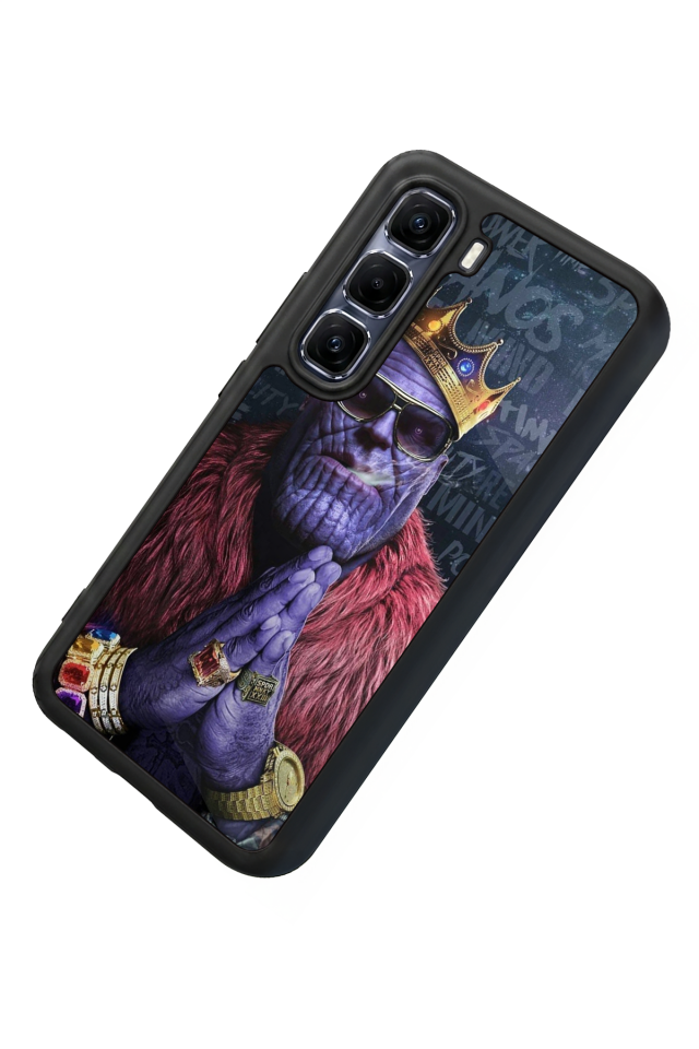 Infinix Hot 60 Pro Plus Uyumlu Thanos Tasarımlı Glossy Premium Kılıf