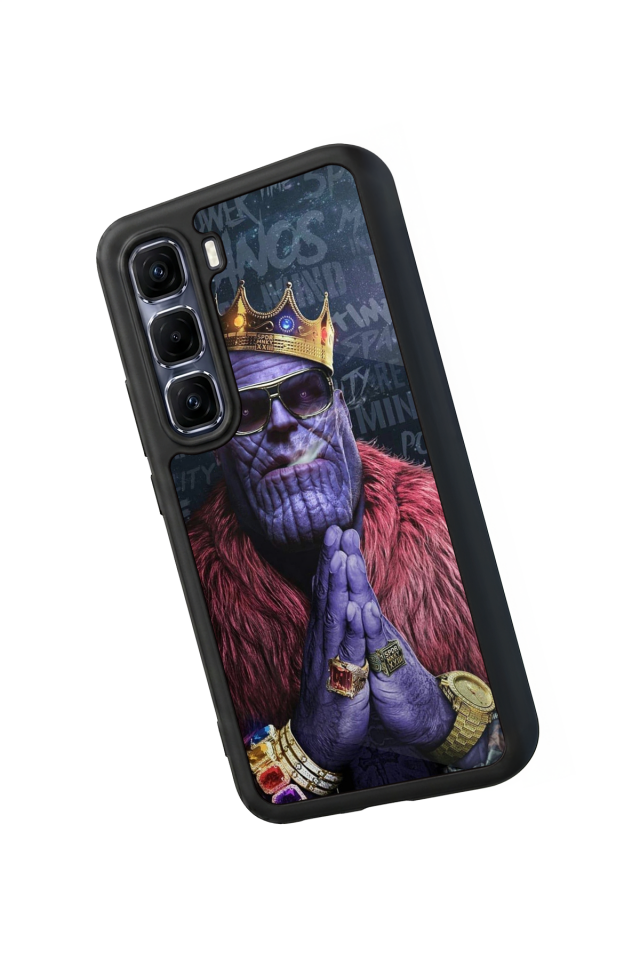 Infinix Hot 60 Pro Plus Uyumlu Thanos Tasarımlı Glossy Premium Kılıf
