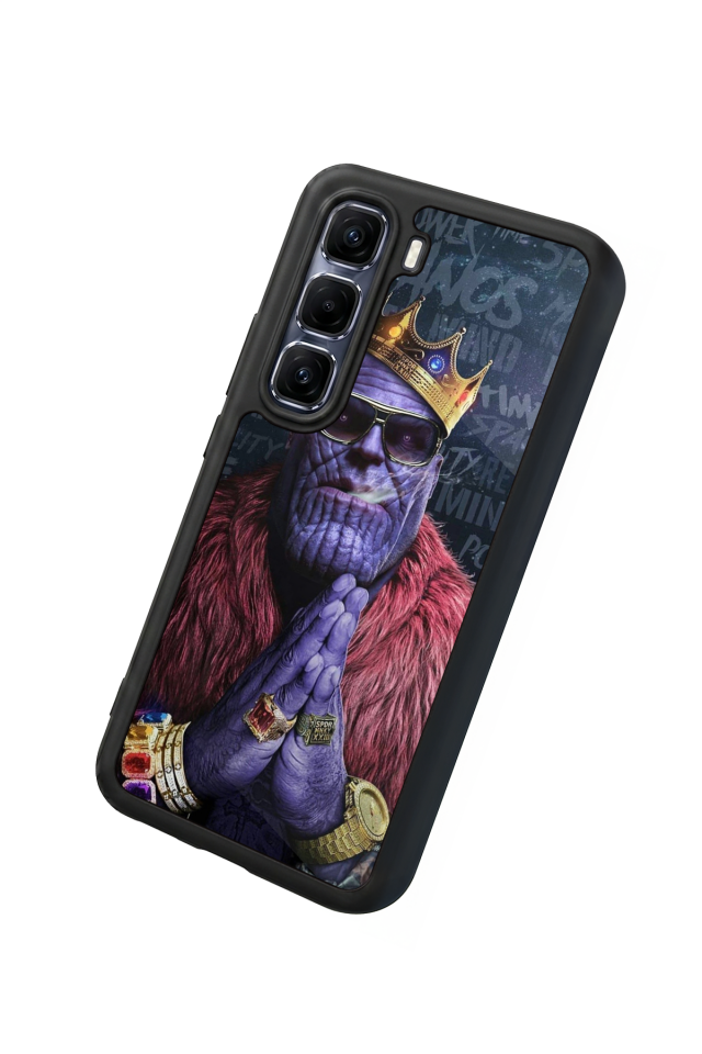 Infinix Hot 60 Pro Plus Uyumlu Thanos Tasarımlı Glossy Premium Kılıf